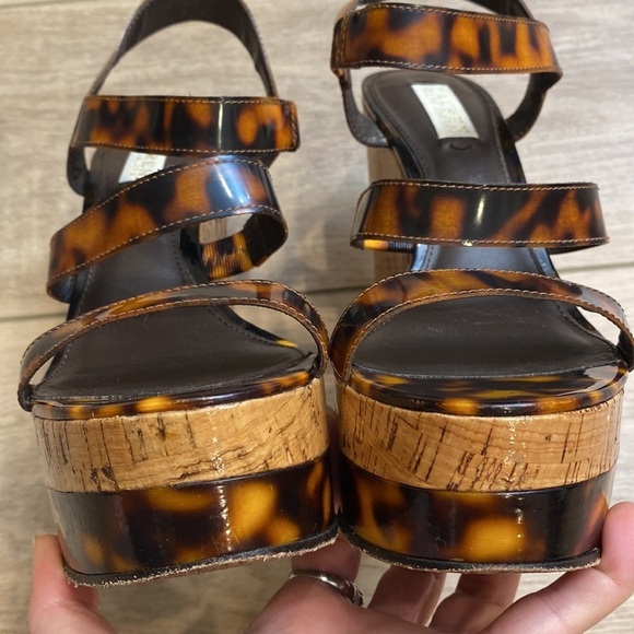 LRL | Teressa | Tortoise Cork Wedge‎ Sandals - Picture 7 of 13